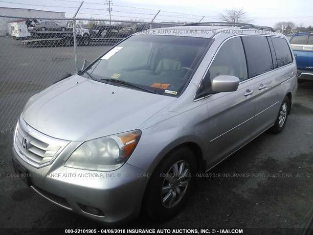 5FNRL38729B028849 - 2009 HONDA ODYSSEY EXL ვერცხლისფერი ფოტო 2