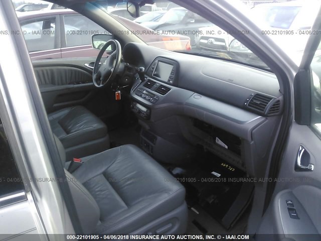 5FNRL38729B028849 - 2009 HONDA ODYSSEY EXL ვერცხლისფერი ფოტო 5