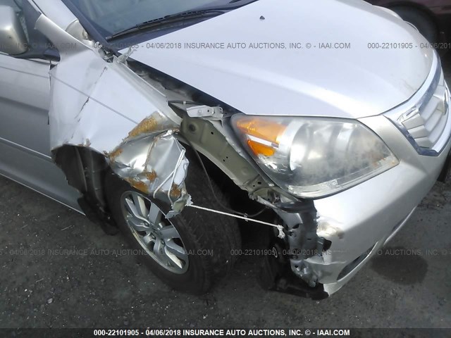 5FNRL38729B028849 - 2009 HONDA ODYSSEY EXL SILVER photo 6