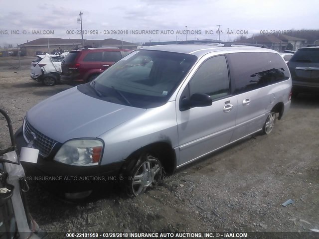 2FMZA52227BA04636 - 2007 FORD FREESTAR SEL SILVER photo 2