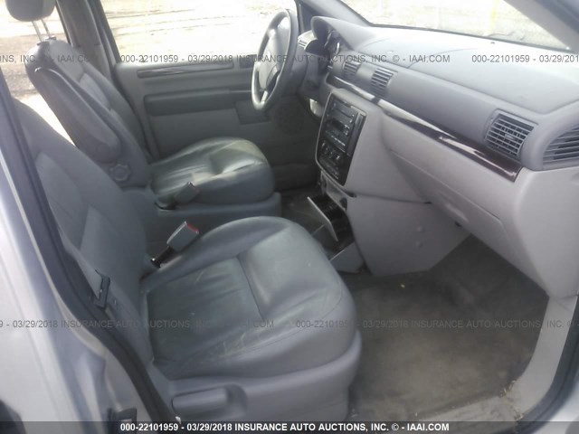 2FMZA52227BA04636 - 2007 FORD FREESTAR SEL SILVER photo 5