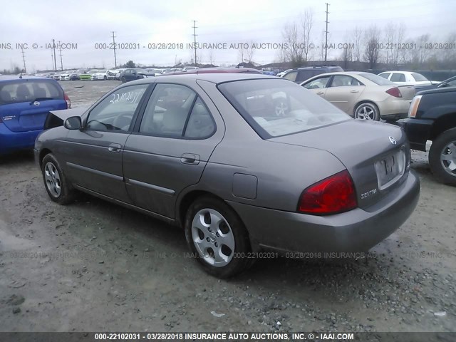 3N1CB51D06L529534 - 2006 NISSAN SENTRA 1.8/1.8S BROWN photo 3