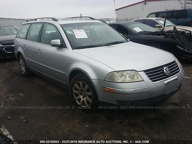 WVWVD63B02E020572 - 2002 VOLKSWAGEN PASSAT GLS GRAY photo 1