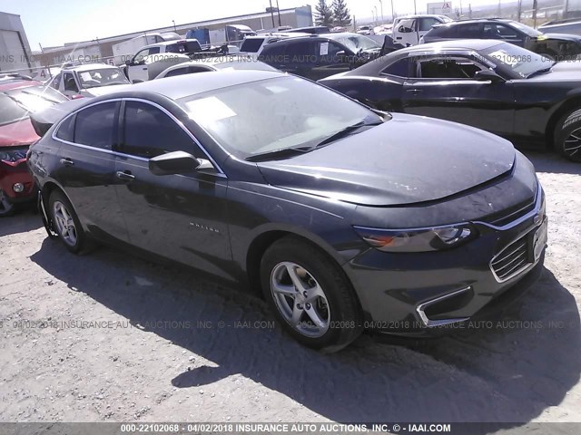 1G1ZB5ST4HF105065 - 2017 CHEVROLET MALIBU LS 灰色 照片 1