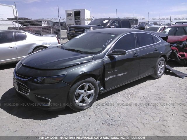 1G1ZB5ST4HF105065 - 2017 CHEVROLET MALIBU LS 灰色 照片 2