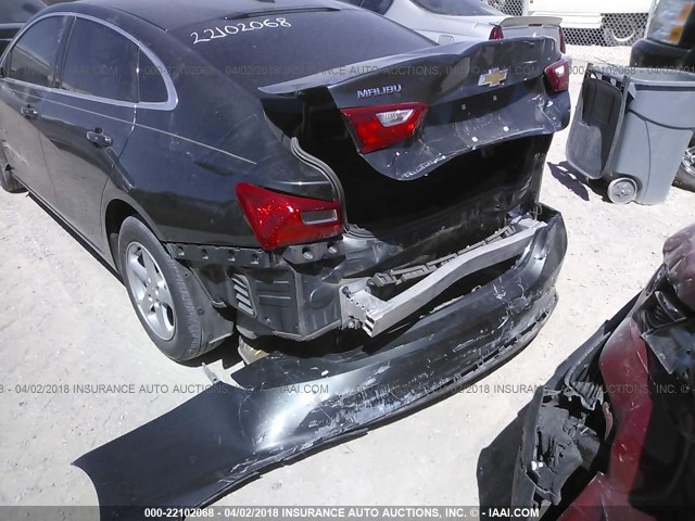 1G1ZB5ST4HF105065 - 2017 CHEVROLET MALIBU LS 灰色 照片 6