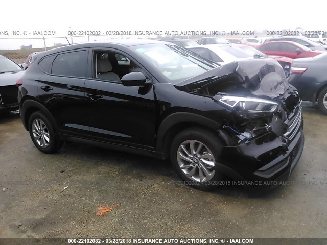 KM8J23A46HU464783 - 2017 HYUNDAI TUCSON SE BLACK photo 1