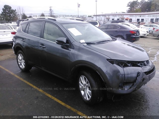 JTMDFREV7FD109176 - 2015 TOYOTA RAV4 LIMITED GRAY photo 1