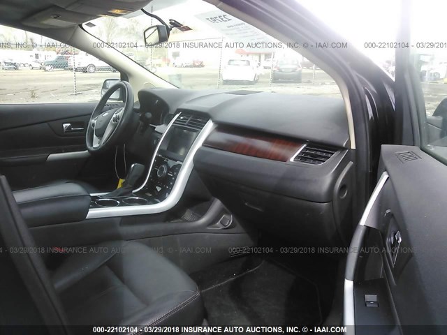 2FMDK3K94CBA11512 - 2012 FORD EDGE LIMITED BLACK photo 5