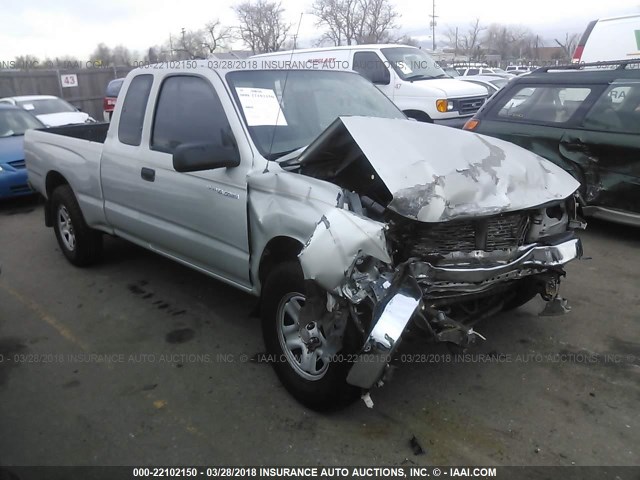 5TEVL52N73Z229105 - 2003 TOYOTA TACOMA XTRACAB SILVER photo 1