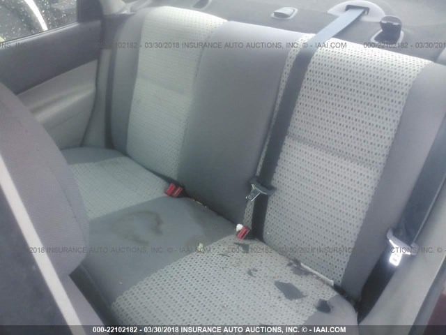 1FAHP34NX7W268945 - 2007 FORD FOCUS ZX4/S/SE/SES 红色 照片 8