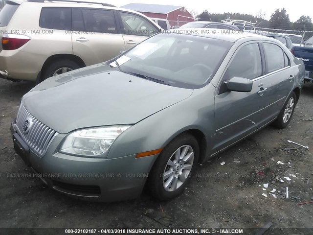 3MEHM07Z19R603837 - 2009 MERCURY MILAN GREEN photo 2