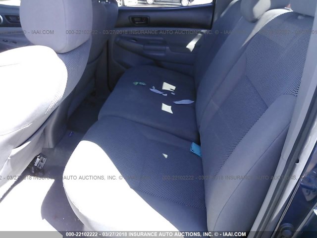 5TELU42N05Z095443 - 2005 TOYOTA TACOMA DOUBLE CAB 蓝色 照片 8