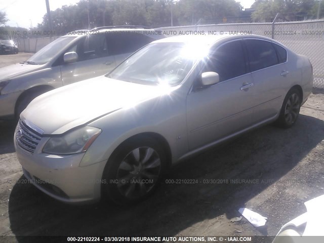 JNKAY01E86M113377 - 2006 INFINITI M35 SPORT SILVER photo 2