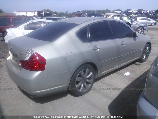 JNKAY01E86M113377 - 2006 INFINITI M35 SPORT SILVER photo 4