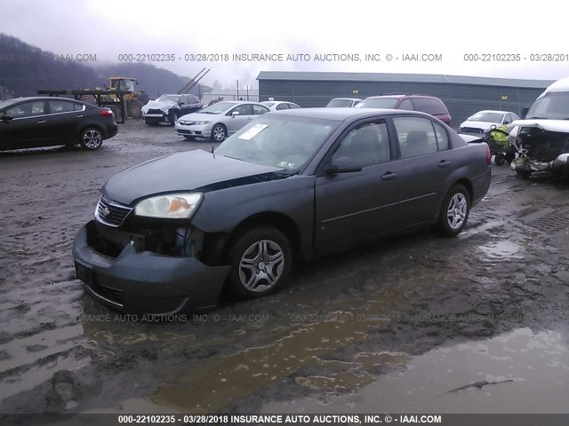 1G1ZS58F97F206621 - 2007 CHEVROLET MALIBU LS 灰色 照片 2