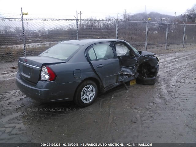 1G1ZS58F97F206621 - 2007 CHEVROLET MALIBU LS 灰色 照片 4