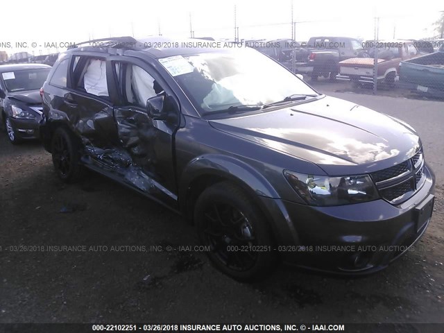 3C4PDCBG7FT583838 - 2015 DODGE JOURNEY SXT GRAY photo 1