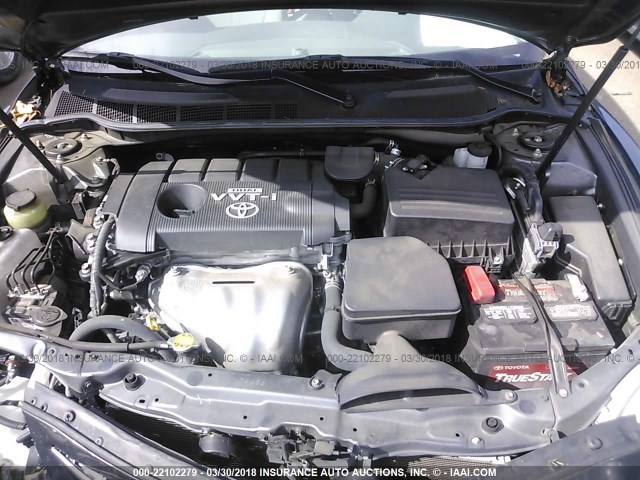 4T1BF3EK1AU033369 - 2010 TOYOTA CAMRY SE/LE/XLE GRAY photo 10