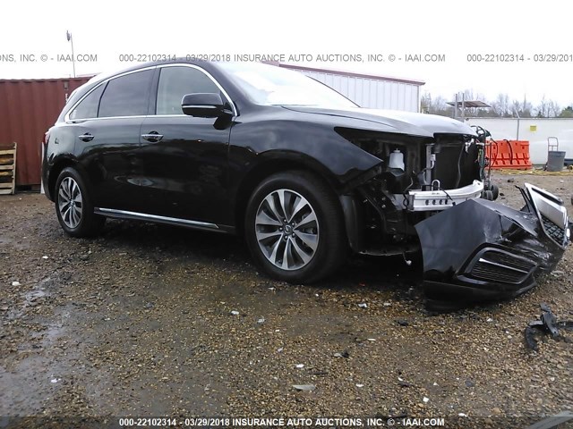 5FRYD4H46GB058999 - 2016 ACURA MDX TECHNOLOGY BLACK photo 1