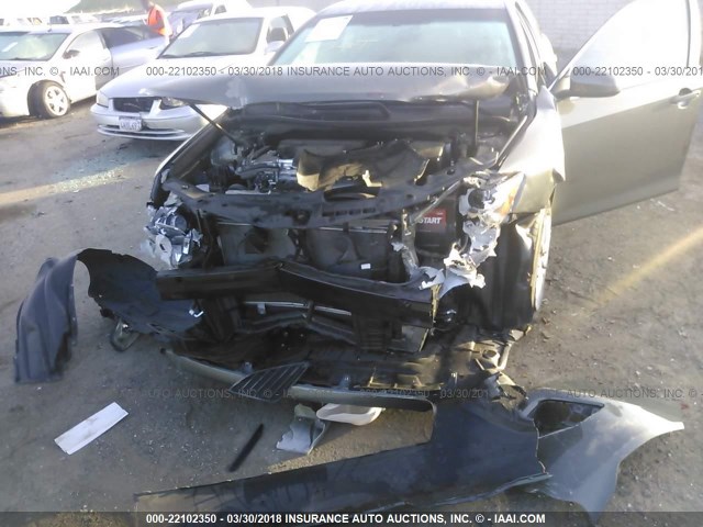 4T4BF1FK2DR334195 - 2013 TOYOTA CAMRY L/SE/LE/XLE 绿色 照片 6