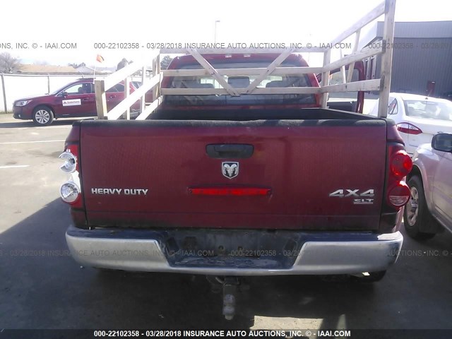 3D7MX49A97G814059 - 2007 DODGE RAM 3500 RED photo 8