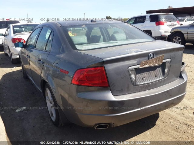 19UUA66215A021436 - 2005 ACURA TL Pewter photo 3