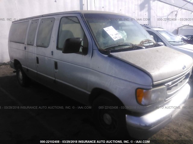 1FTEE1429VHB53896 - 1997 FORD ECONOLINE E150 VAN SILVER photo 1