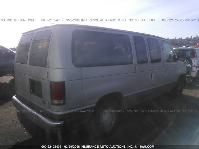 1FTEE1429VHB53896 - 1997 FORD ECONOLINE E150 VAN SILVER photo 4