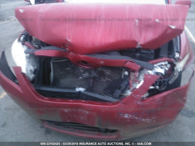 4T4BE46K17R008557 - 2007 TOYOTA CAMRY NEW GENERAT CE/LE/XLE/SE RED photo 6