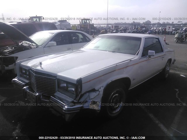 6L57N9E648058 - 1979 CADILLAC ELDORADO TURQUOISE photo 2