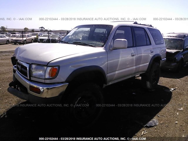 JT3HN86R9W0135502 - 1998 TOYOTA 4RUNNER SR5 SILVER photo 2