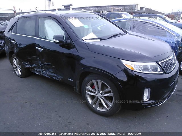 5XYKWDA7XEG438181 - 2014 KIA SORENTO SX/SX LIMITED BLACK photo 1