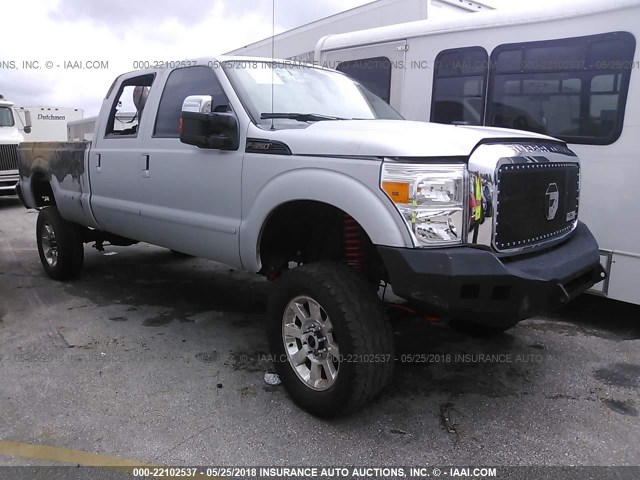 1FT8W3BT5FEA56036 - 2015 FORD F350 SUPER DUTY GRAY photo 1