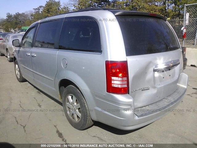 2A8HR54P28R765637 - 2008 CHRYSLER TOWN & COUNTRY TOURING GRAY photo 3