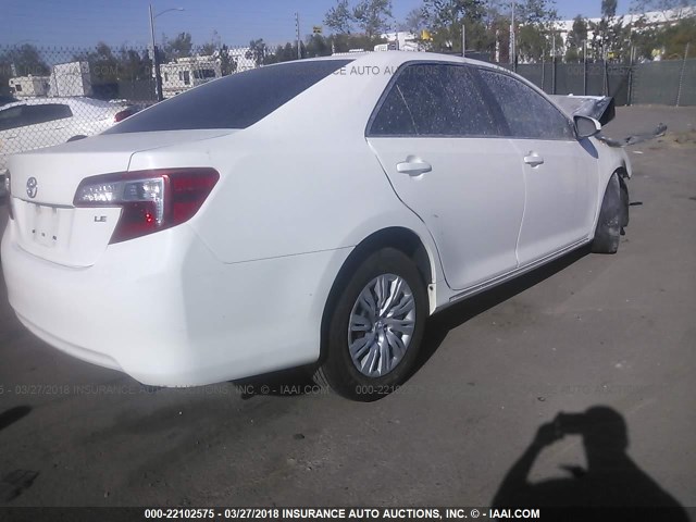 4T4BF1FK4ER439211 - 2014 TOYOTA CAMRY L/SE/LE/XLE 白色 照片 4