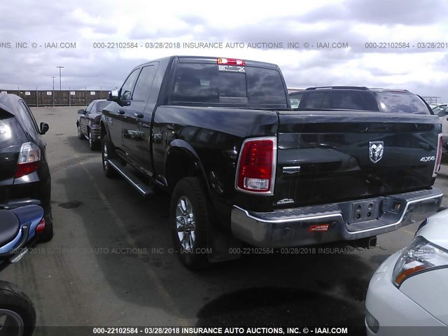 3C63R3MLXEG247786 - 2014 RAM 3500 LARAMIE BLACK photo 3