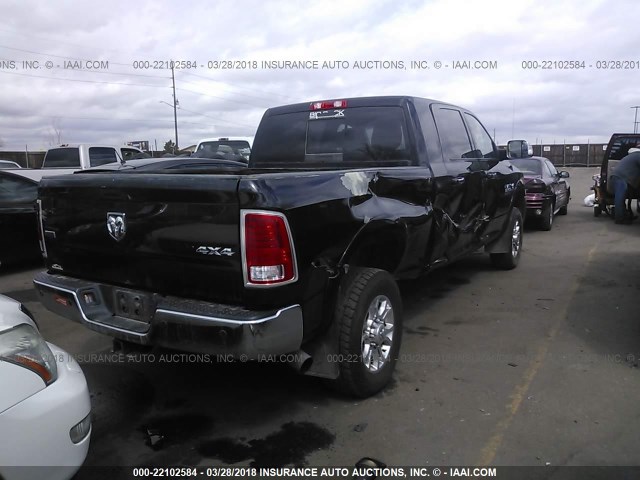 3C63R3MLXEG247786 - 2014 RAM 3500 LARAMIE BLACK photo 4