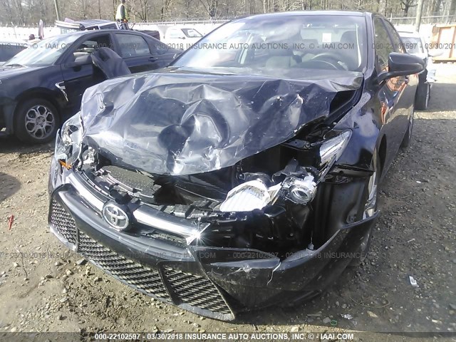 4T1BF1FK0HU451631 - 2017 TOYOTA CAMRY LE/XLE/SE/XSE BLACK photo 6