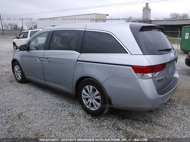 5FNRL5H62GB161241 - 2016 HONDA ODYSSEY EXL GRAY photo 3