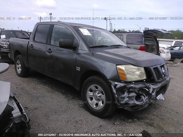 1N6AA07A14N551575 - 2004 NISSAN TITAN XE/SE/LE GRAY photo 1