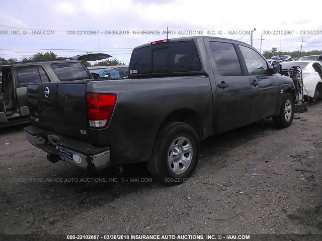 1N6AA07A14N551575 - 2004 NISSAN TITAN XE/SE/LE 灰色 照片 4