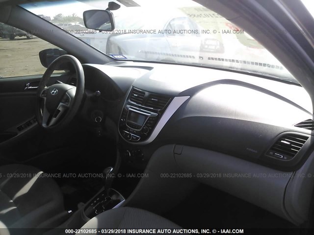 KMHCU4AE4DU287565 - 2013 HYUNDAI ACCENT GLS/SE BLACK photo 5