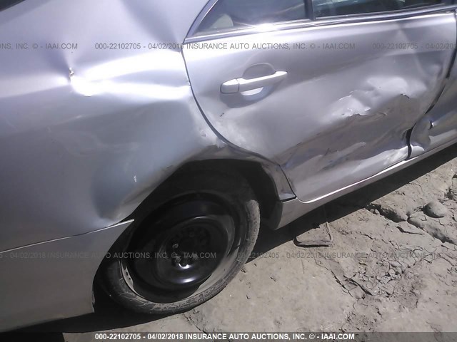 4T1BE46K38U223255 - 2008 TOYOTA CAMRY CE/LE/XLE/SE SILVER photo 6