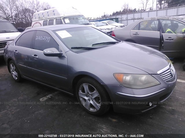 JH4KB165X6C002534 - 2006 ACURA RL ნაცრისფერი ფოტო 1