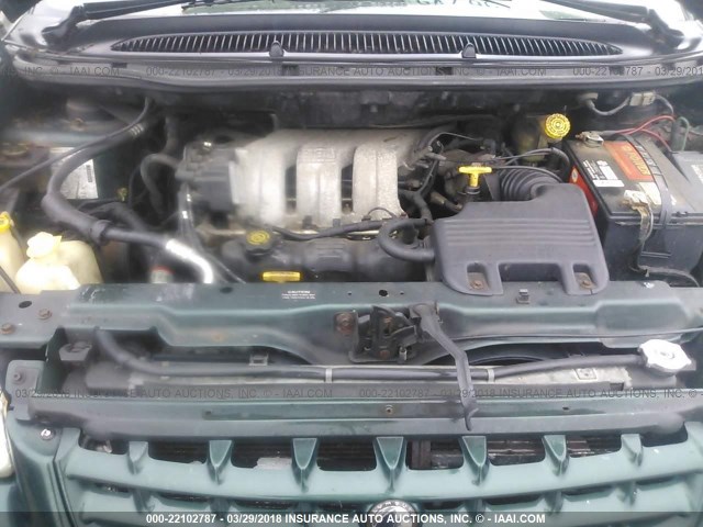 1P4GP44G8XB826260 - 1999 PLYMOUTH GRAND VOYAGER SE/EXPRESSO GREEN photo 10