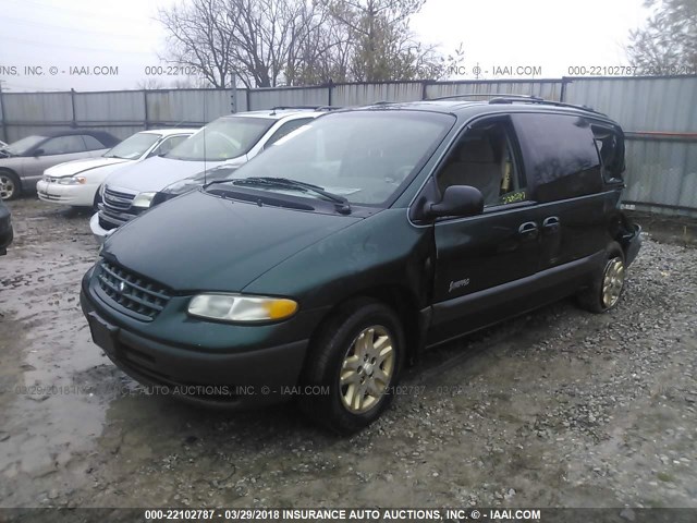 1P4GP44G8XB826260 - 1999 PLYMOUTH GRAND VOYAGER SE/EXPRESSO GREEN photo 2
