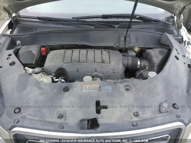 1GKKVRKD3DJ206397 - 2013 GMC ACADIA SLT-1 Brązowy zdjęcie 10