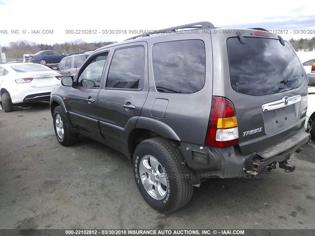 4F2CZ06134KM03063 - 2004 MAZDA TRIBUTE ES GRAY photo 3