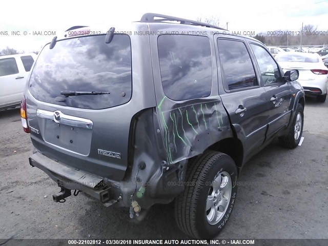 4F2CZ06134KM03063 - 2004 MAZDA TRIBUTE ES GRAY photo 4